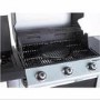 Outback Magnum - 3 Burner Gas BBQ Grill with Side Burner - Black & Silver