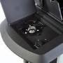 Outback Magnum - 3 Burner Gas BBQ Grill with Side Burner - Black & Silver