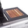 Outback Jupiter - 4 Burner Gas Hybrid BBQ Grill with Side Burner - Blue