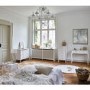 Steens Baroque Narrow 5 Drawer Chest in White 
