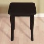Steens Baroque Dressing Table Stool in Black