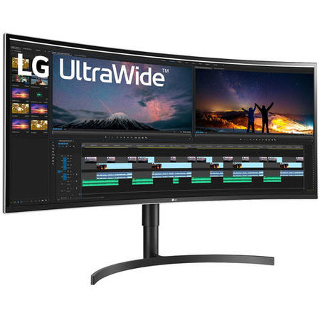 Refurbished LG 38WN75C-B 38 Inch Nano IPS QHD UltraWide Curved Monitor