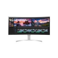 Refurbished LG 38WN95C-W 38" IPS QHD UltraWide Curved Monitor, Height adjust, DPx1, HDMIx2, USB-C x1