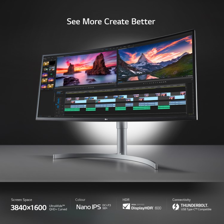 LG UltraWide 38" IPS QHD 144Hz 1ms FreeSync Curved Gaming Monitor