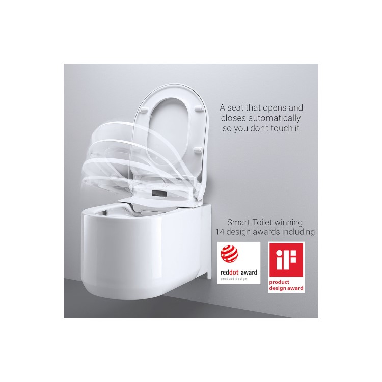 Wall Hung Smart Bidet Toilet - Grohe Sensia Arena