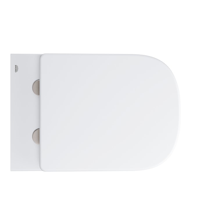 GRADE A1 - Grohe Solido 5in1 Euro Toilet Set - Wall Hung Toilet with Wall Frame and Concealed Cistern