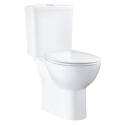 39604000 Close Coupled Rimless Toilet with Soft Close Seat - Grohe Bau