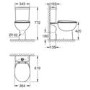 Close Coupled Rimless Toilet with Soft Close Seat - Grohe Bau