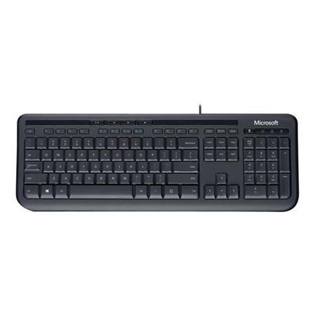 Microsoft Wired Desktop 600 for Business - Keyboard and mouse set - USB - black