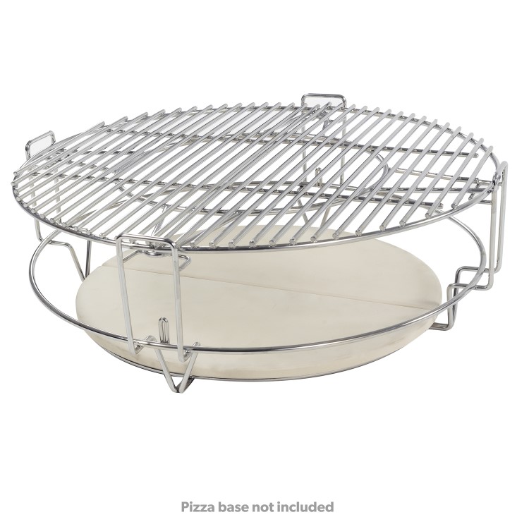 Refurbished electriQ 3TIEREGG 3 Layer Cooking Grid for 18" Kamado Egg BBQ