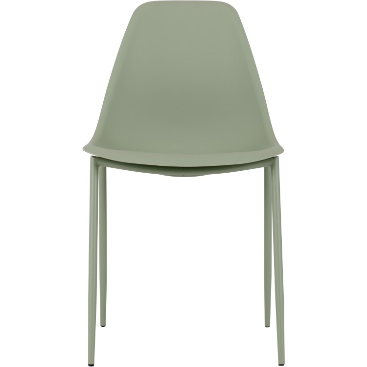 Set of 2 Sage Green Dining Chairs - Lindon