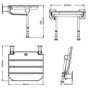 GRADE A1 - Wooden Fold Up Shower Seat