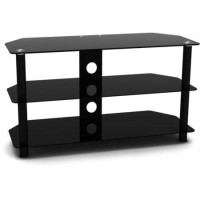 Techlink D80B Dais TV Stand for up to 50" TVs - Black