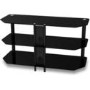 Techlink D80B Dais TV Stand for up to 50" TVs - Black