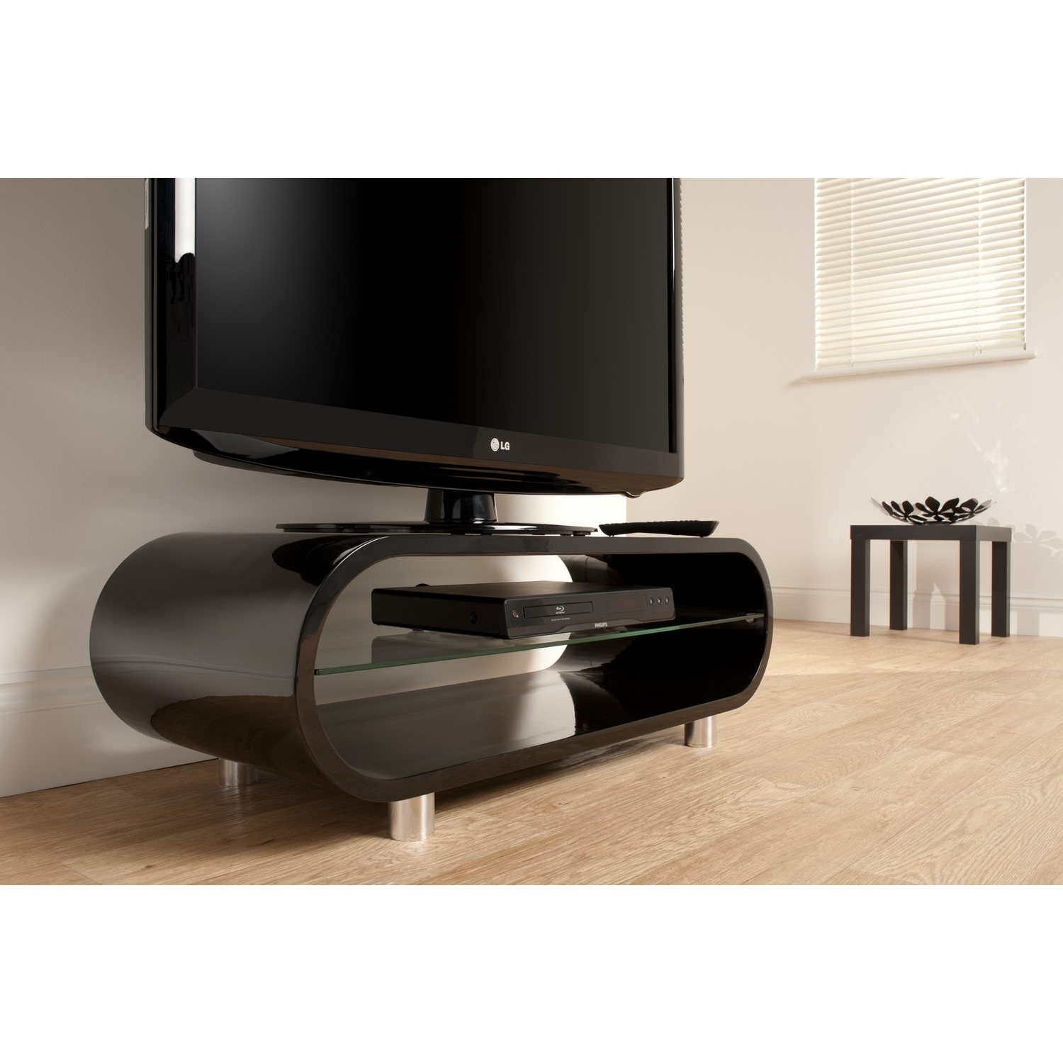 Techlink glass tv stand deals
