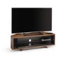 Techlink DL115WSG Dual Corner TV Stand for up to 55" TVs - Walnut