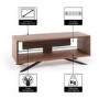 Techlink AA110W Arena TV Stand for up to 55" TVs - Walnut