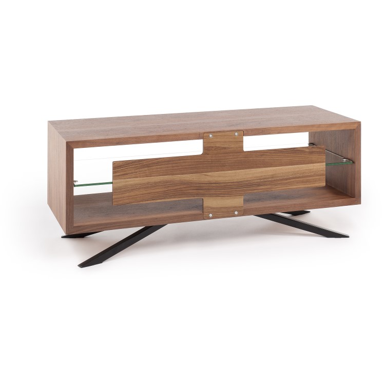Techlink AA110W Arena TV Stand for up to 55" TVs - Walnut