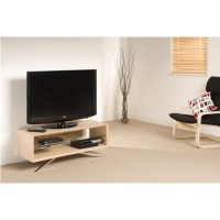 Techlink AA110L Arena TV Stand for up to 55" TVs - Light Oak