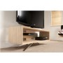 Techlink AA110L Arena TV Stand for up to 55" TVs - Light Oak