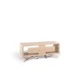 Techlink AA110L Arena TV Stand for up to 55" TVs - Light Oak
