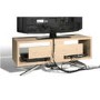 Techlink AA110L Arena TV Stand for up to 55" TVs - Light Oak
