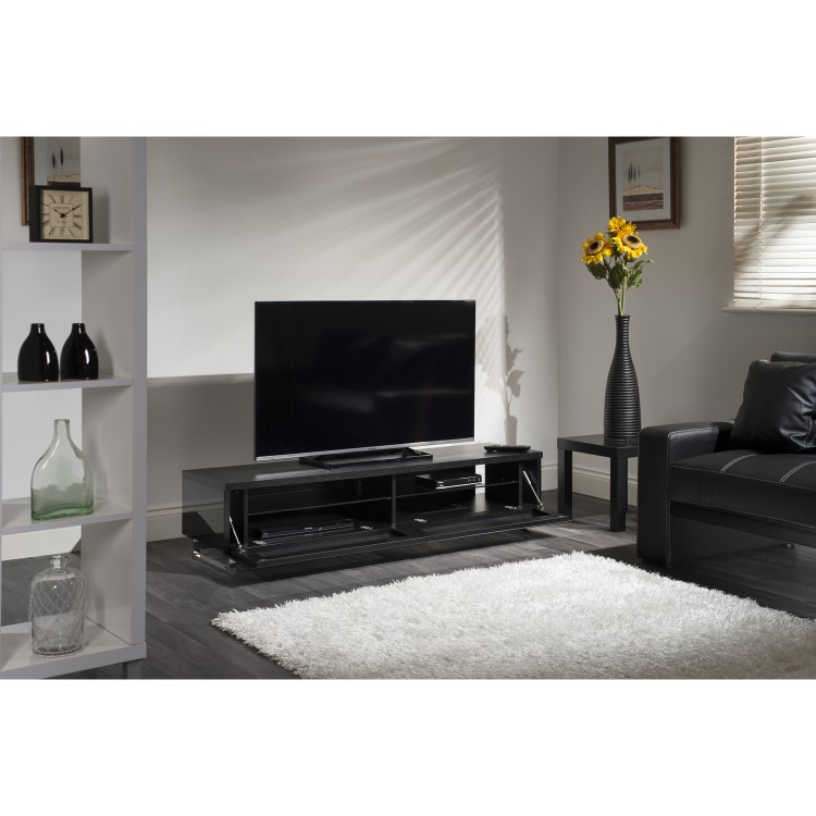 Ex Display - Techlink PM160B Panorama Black TV Stand