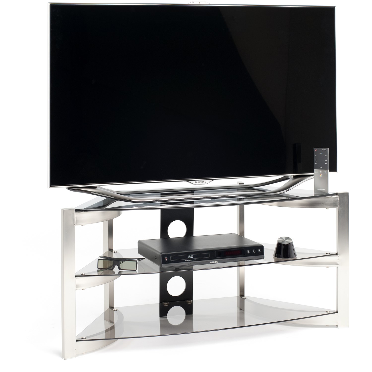 Techlink SK100TC Skala Corner TV Stand for TVs up to 50