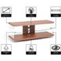 Techlink AI110 Air TV Stand for up to 55" TVs - Walnut 