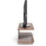 Techlink AI110 Air TV Stand for up to 55" TVs - Walnut 