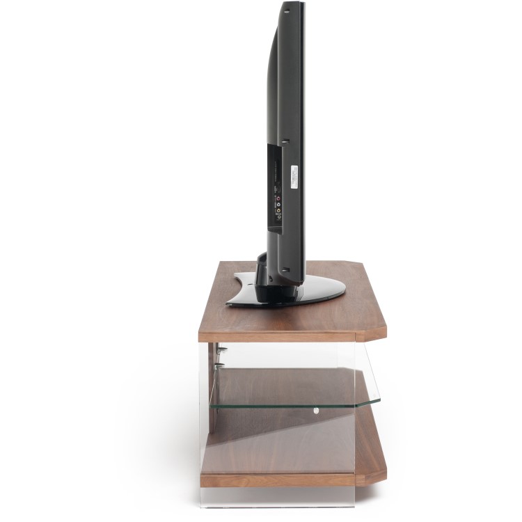 Techlink AI110 Air TV Stand for up to 55" TVs - Walnut 