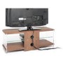Techlink AI110 Air TV Stand for up to 55" TVs - Walnut 