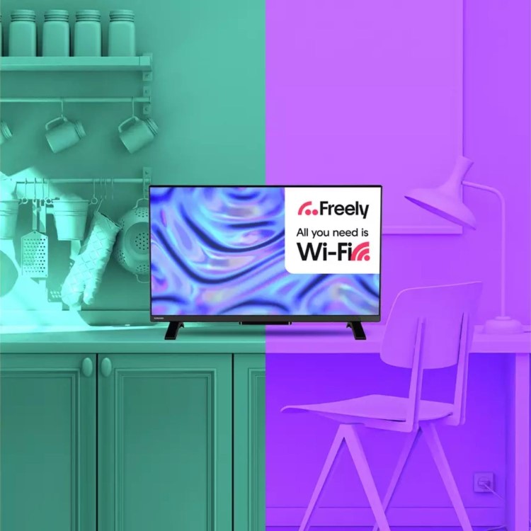 Refurbished Toshiba 40LV2553DB 40" Full HD Smart LED TV with HDR10 Dolby Audio & Freely Streaming