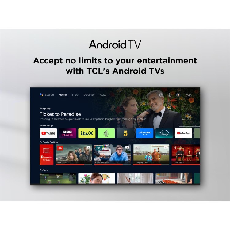 TCL 40V5C-UK 40" FHD TV Google Smart TV