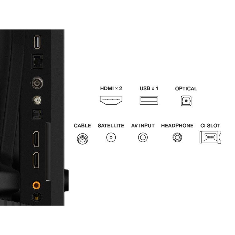 TCL 40V5C-UK 40" FHD TV Google Smart TV