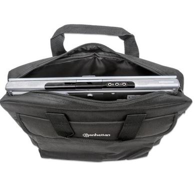 Manhattan 15.6" London Notebook Bag in Black