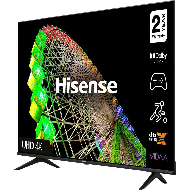 Refurbished Hisense A6BG 43" 4K Ultra HD with HDR10+ LED Freeview Play Smart TV