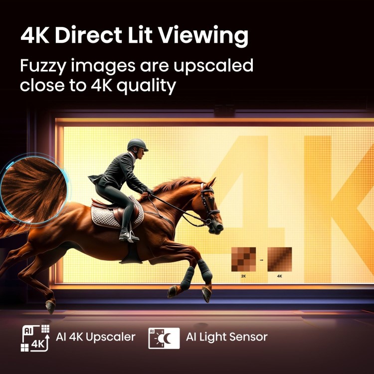 Hisense A6QTUK 43 inch Smart 4K Ultra HD TV