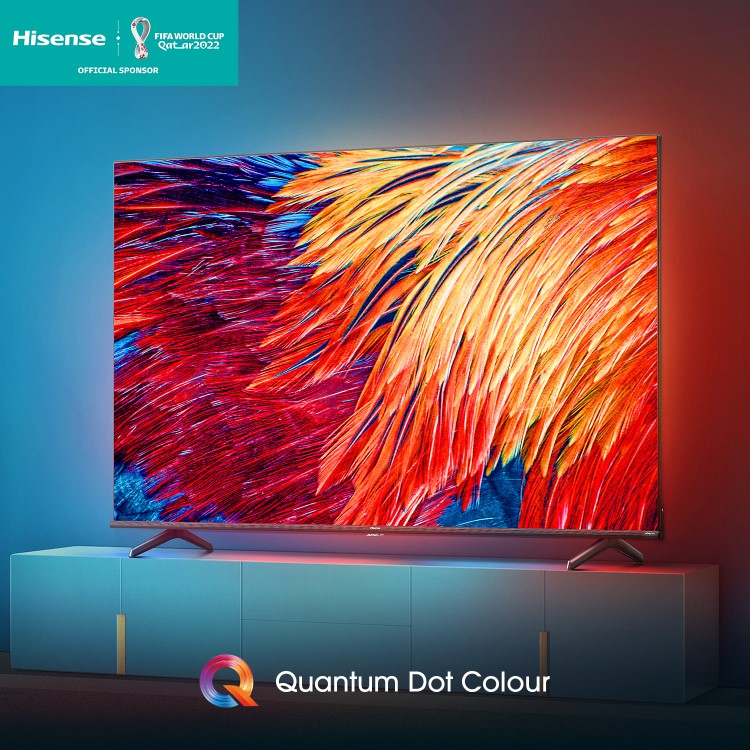 Refurbished Hisense E7H 43" 4K Ultra HD with HDR10+ QLED Freeview Play Smart TV