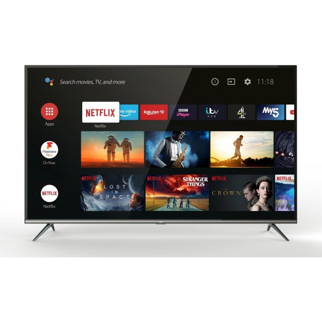 Refurbished TCL 43" 4K Ultra HD with HDR10 LED Freeview HD Smart TV