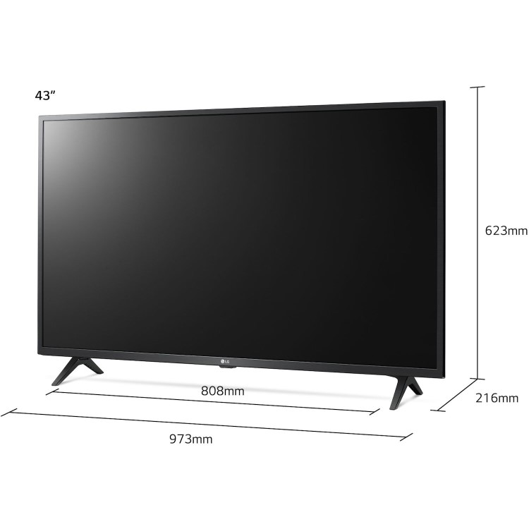 Refurbished LG 43" 1080p Full HD with HDR LED Freeview HD Smart TV