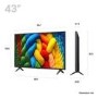Ex Display - LG 43NANO80A6B 43-Inch 4K NanoCell Smart TV  HDR10 HLG & Alexa Built-in