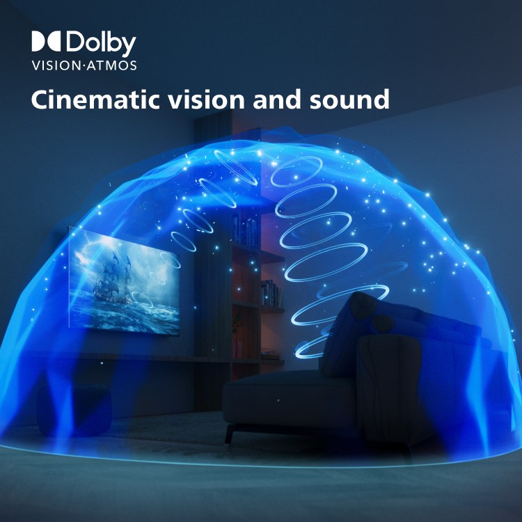 Philips PUS7608 43 inch LED 4K HDR Smart TV with Dolby Atmos