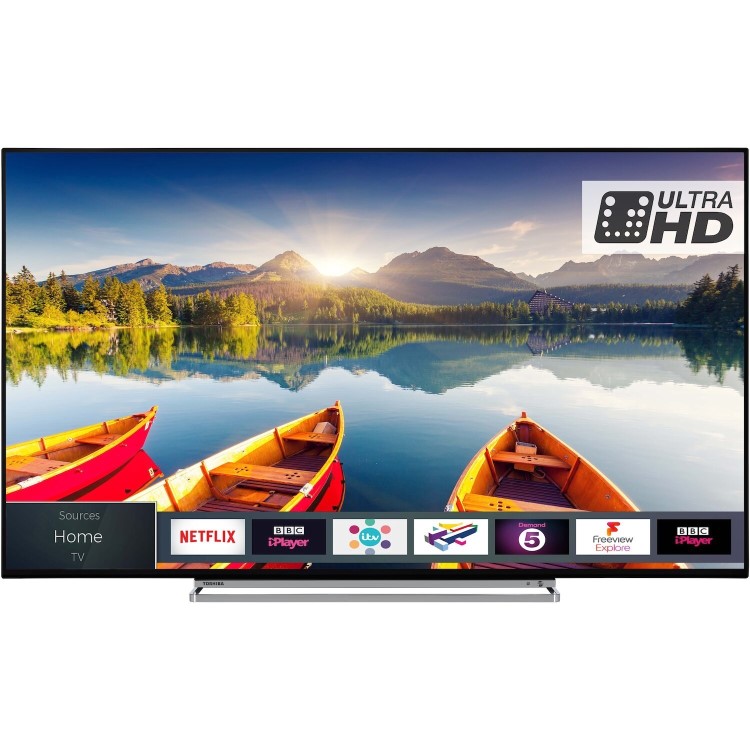 Toshiba 49U5863DB 49" 4K Ultra HD Smart HDR LED TV with Freeview Play and Dolby Vision