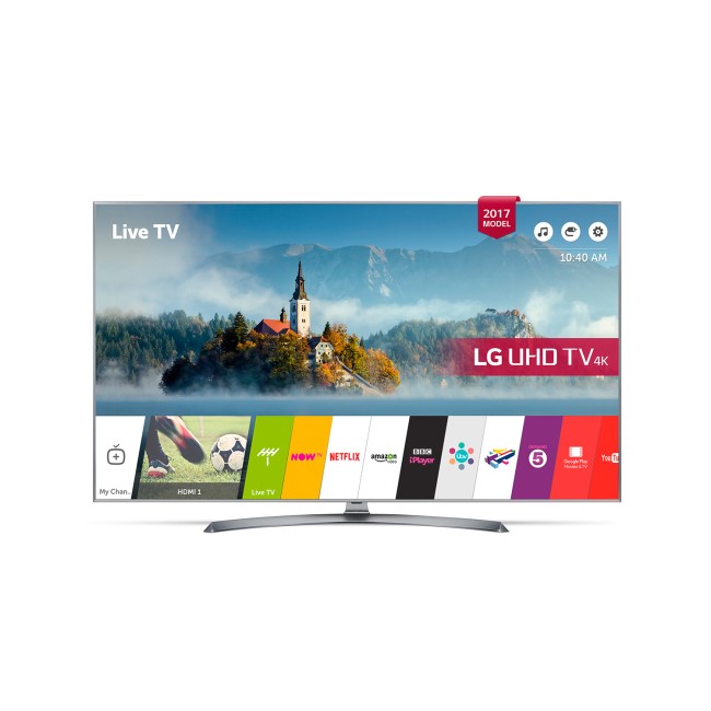 Refurbished LG 55" 4K Ultra HD HDR LED Freeview Play Smart TV without Stand
