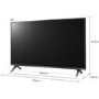 Refurbished LG 43" 4K Ultra HD with HDR LED Freeview Play Smart TV without Stand