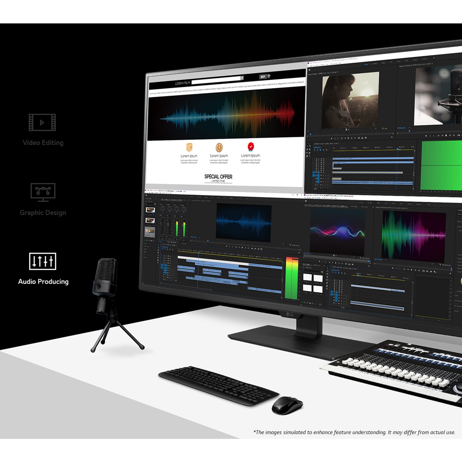 LG 43UN700-B モニター 公式】 LG 42.5インチ 4K モニター - 43UN700-B | LG JP | LG JP