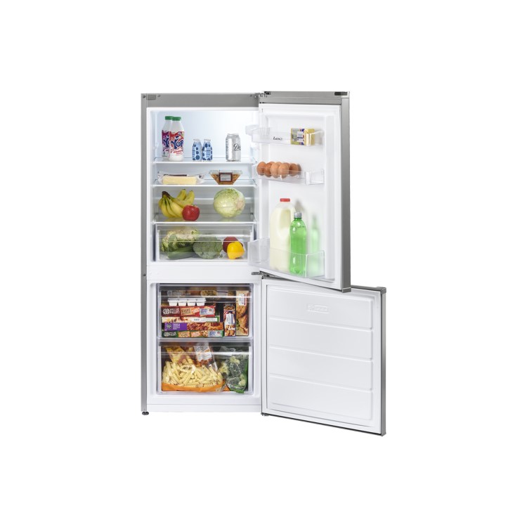 Lec TFL55148 Freestanding Fridge Freezer - Silver