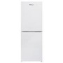 Refurbished Lec TF55158W Freestanding 208 Litre 50/50 Frost Free Fridge Freezer Silver