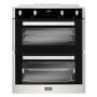 Stoves BI702MFCT Electric Built-under Fan Double Oven - Stainless Steel